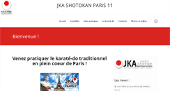 Desktop Screenshot of jkashotokanparis11.fr