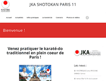 Tablet Screenshot of jkashotokanparis11.fr